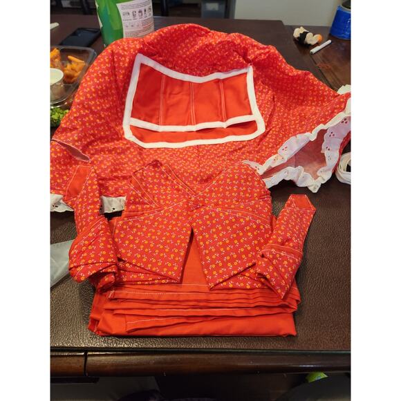 Handmade Picnic Basket Liner w/Cloth Napkins and 84x32 Tablecloth 10" bottom - Picture 1 of 10